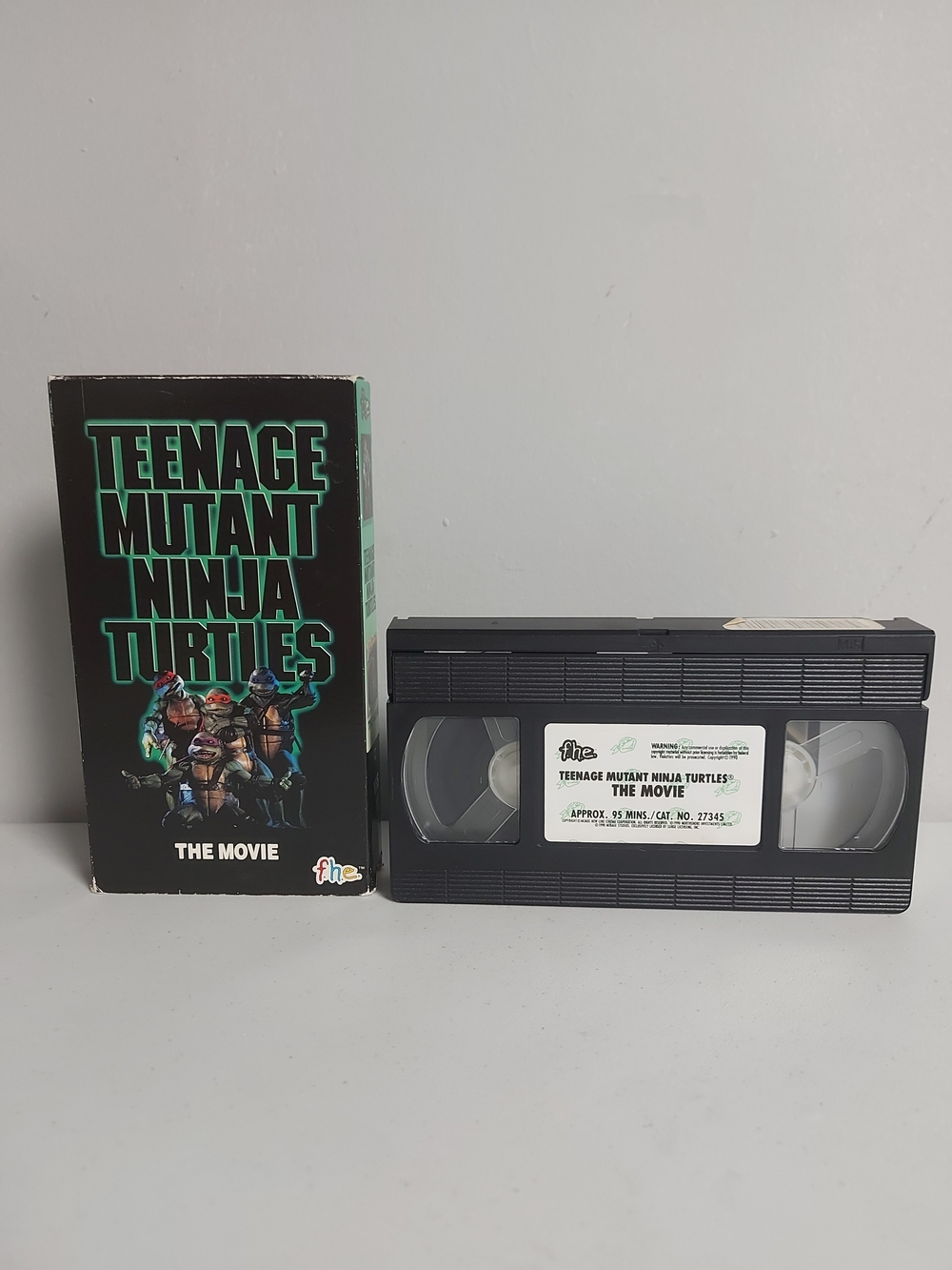 Vintage Teenage Mutant Ninja Turtles: The Movie VHS (1990) FHE Family Home Enter